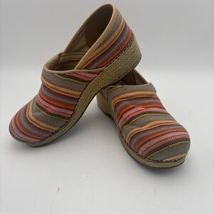 Dansko Colorful‎ Striped Women's Mules